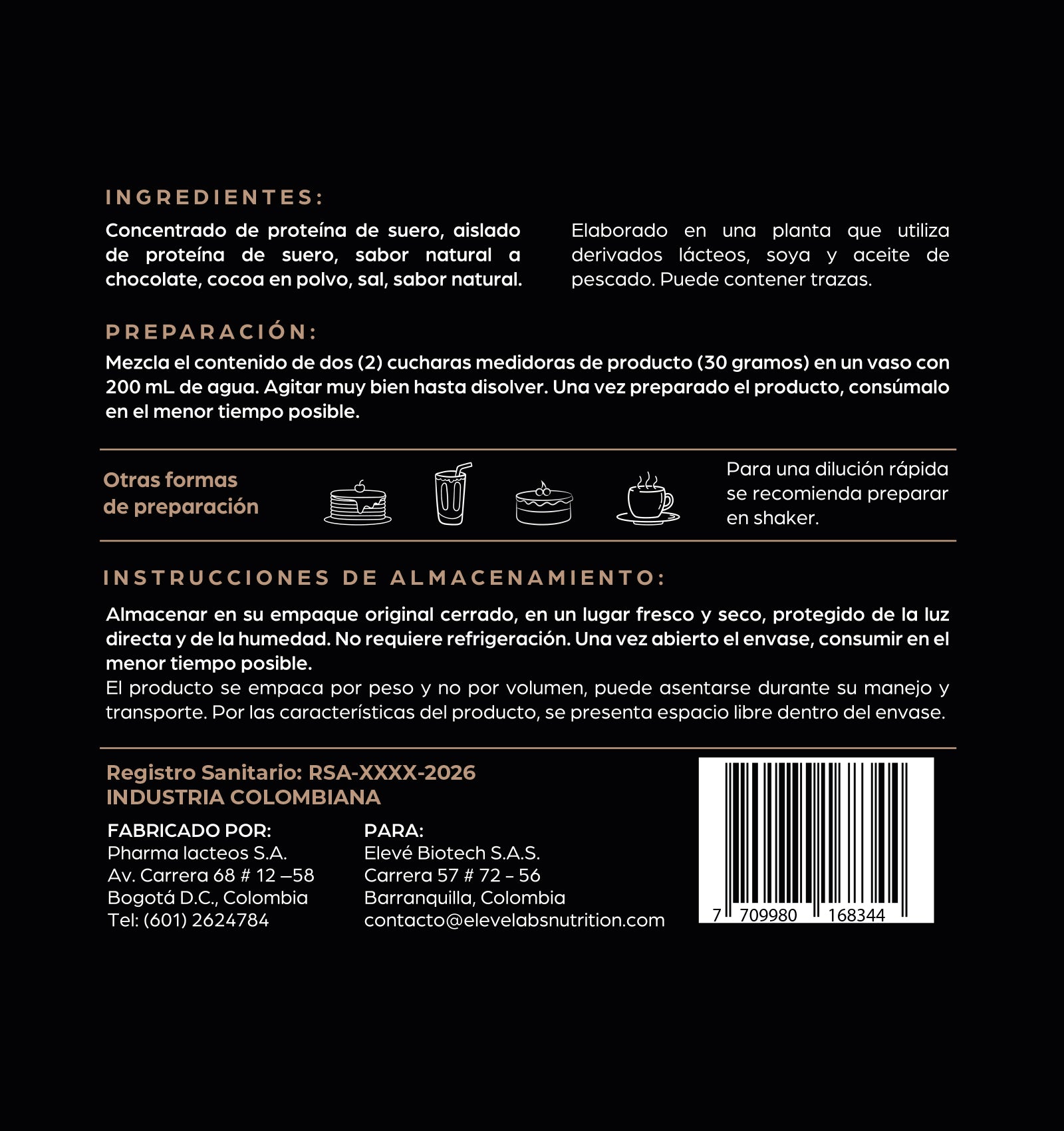 èleve | Premium Whey Protein - Chocolate Noir