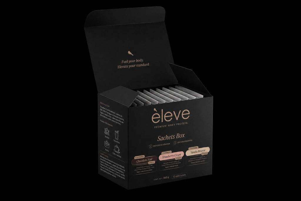 èleve | Premium Whey Protein — 12 Sachets Variety Pack