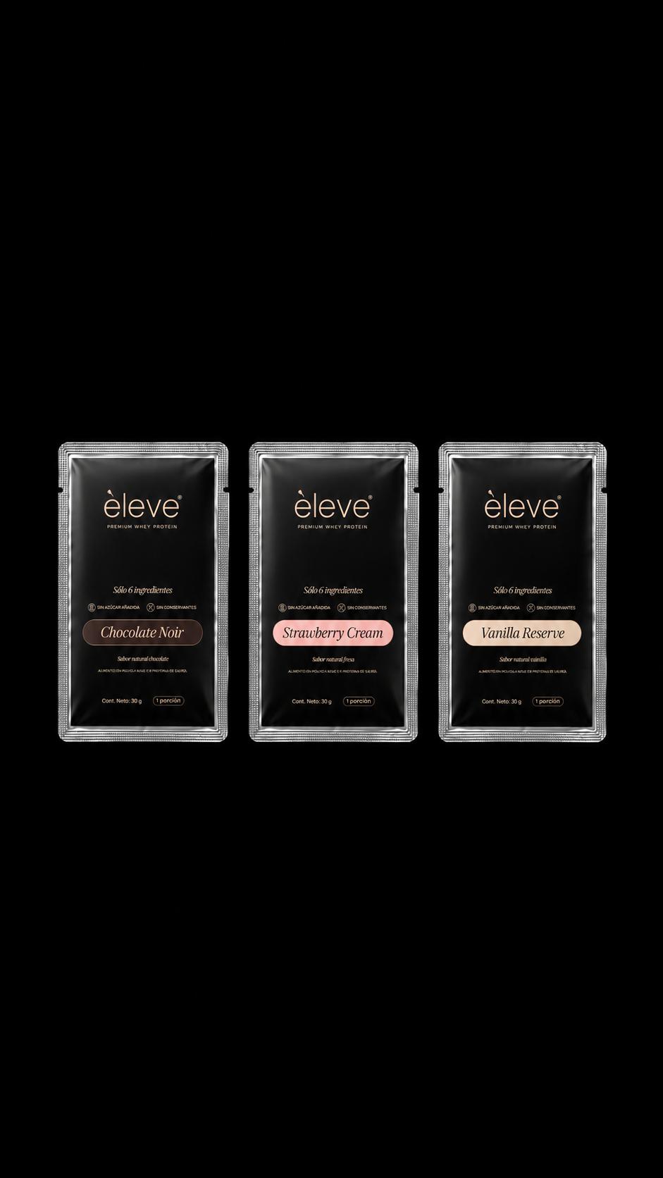 èleve | Premium Whey Protein — 12 Sachets Variety Pack